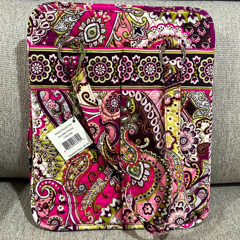 Vera Bradley - Very Berry Paisley tote - NWT